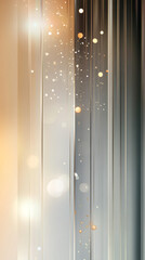 Poster - Vertical lines and bokeh effects create an abstract, modern background with an elegant design, perfect for stylish projects