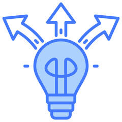 Poster - Pivoting Blue Icon