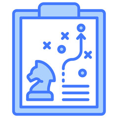 Poster - Strategy Blue Icon