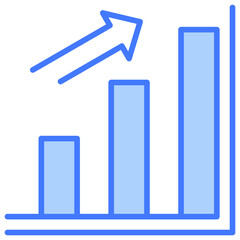 Poster - Growth Blue Icon