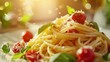 © graphicsflo13 - Delicious Burger and Pasta Selection with Fresh Ingredients