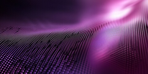 Fototapete - Colorful abstract wave patterns illuminated with light in a digital environment, showcasing depth and motion
