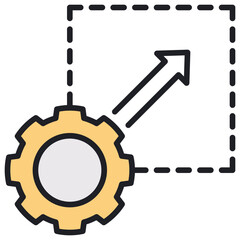 Poster - Scalability Lineal Color Icon