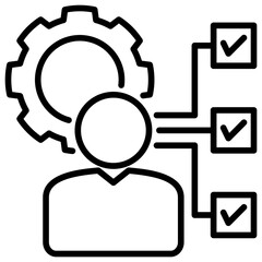 Poster - Competency Line Icon