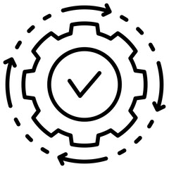 Poster - Operation Line Icon