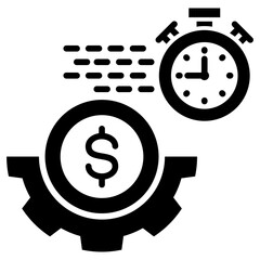 Poster - Efficiency Glyph Icon
