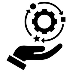 Poster - Adaptability Glyph Icon