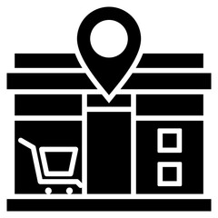 Poster - Marketplace Glyph Icon