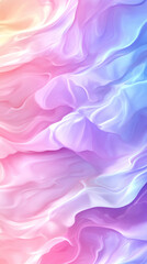 Poster - Soft pastel hues blend seamlessly in a swirling, ethereal design, forming an abstract background with a dreamy and artistic feel