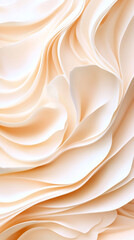Leinwandbilder - Beige abstract waves creating a dynamic and elegant pattern, perfect for backgrounds and modern design projects