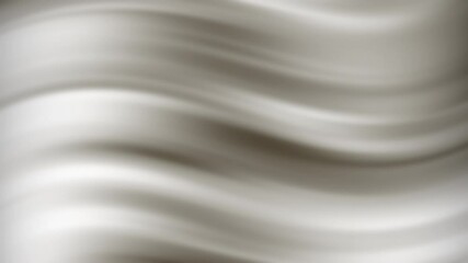 Poster - A soft, flowing pattern in shades of gray that suggests movement and depth, creating a serene, abstract appearance.