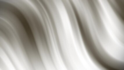 Poster - A serene, flowing fabric with smooth, gentle waves and a soft, light coloration, creating a calming visual texture.