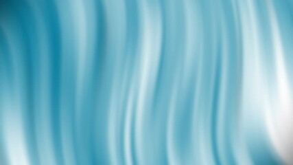 Poster - Soft, flowing waves of light blue and white create a serene and calming atmosphere, resembling gentle water or fabric drapery.