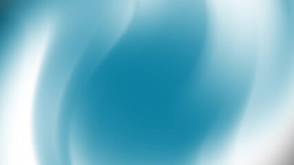 Poster - A soft, flowing abstract design with a gradient of blue hues transitioning into white, creating a calming visual effect.