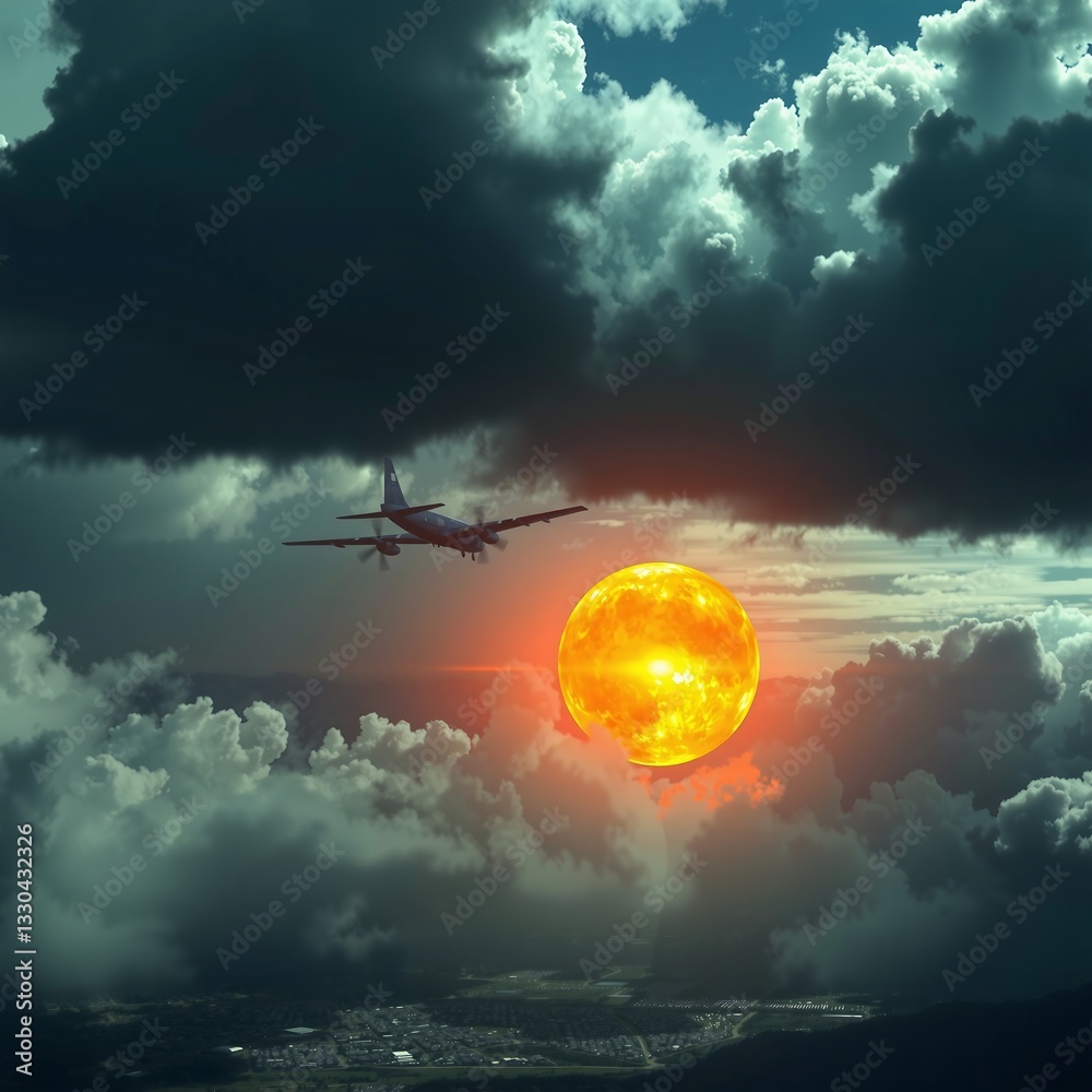 hiroshima atomic bomb dropped by enola gay in 1945 Stock Illustration ...