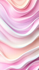 Leinwandbilder - Flowing curves forming vibrant abstract design, highlighting contemporary graphic aesthetic with dynamic color gradient