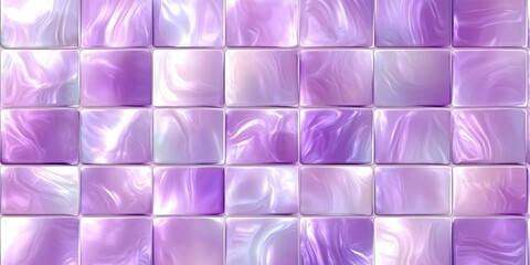 Poster - Captivating abstract tile background in soft purple hues creating a soothing visual experience