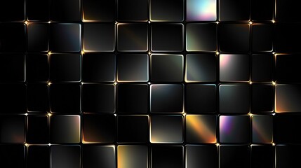 Poster - Abstract background with reflective tiles creating a modern and artistic atmosphere