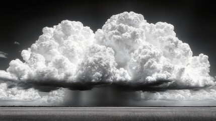 Wall Mural - Storm on the Plains created with Generative AI Technology, ai, generative