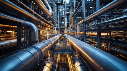 Poster - Vast Network of Pipelines in a Petroleum Chemical Facility