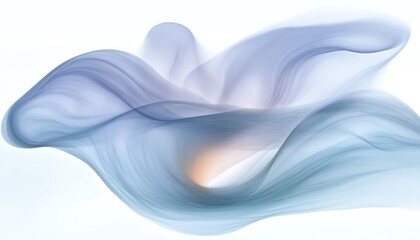 Poster - Abstract Swirls And Waves Of Blue And Purple Color Tones