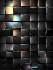 Poster - Elegant pearl-like tiles create a mesmerizing abstraction in a vertical arrangement