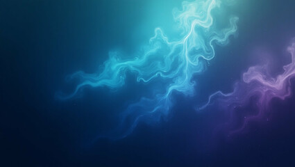 Poster - Abstract background with swirling smoke effect in shades of blue and purple