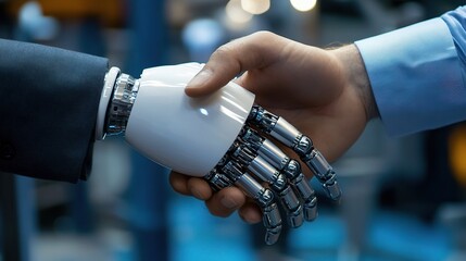 Poster - Automation in the Workplace: Robotic Handshake Between Human and Machine