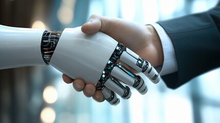 Poster - Automation in the Workplace: Robotic Handshake in Professional Setting