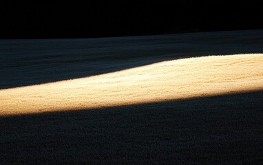 Poster - Golden Beam Of Sunlight On Dark Textured Surface