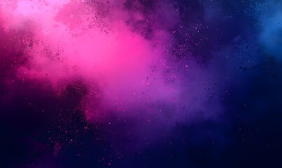 Wall Mural - a dark watercolor 80s neon background, generative ai