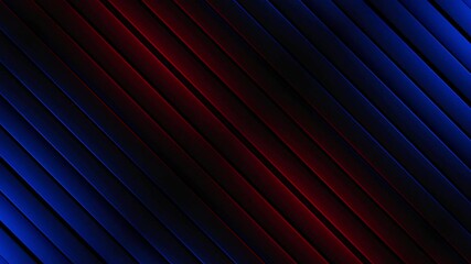Wall Mural - This stock motion graphics video includes a clip of a Red  Blue Light Panels
