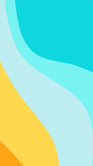 Fototapete - Rainbow background with curved lines. Abstract texture of wavy lines with colorful colors.