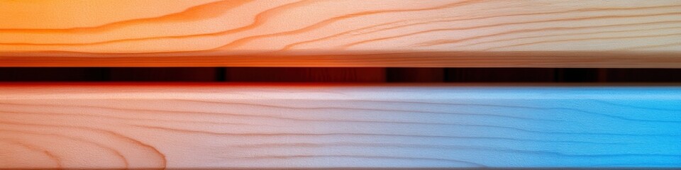 Leinwandbilder - Minimalist Abstract Wood Grain Texture Gradient Color Design for Modern Digital Backgrounds, Creative Marketing Visuals and Innovative Surface Aesthetic