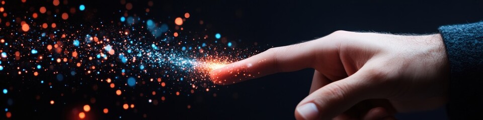 Fototapete - Futuristic Digital Transformation AI-Powered Career Advancement Visualization with Immersive Interactive Interface and Generative Learning Connections