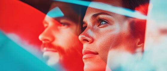 Aufkleber - Augmented Reality Mobility Next-Gen Autonomous Vehicle Experience with Millennial Tech Pioneers Exploring Futuristic Transportation Innovation and Immersive Digital Connectivity