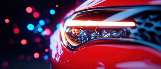Aufkleber - Cybernetic Automotive Design Next-Gen Vehicle Interface with Luminescent AI-Driven Dashboard Showcasing Immersive Connectivity and Futuristic Performance Visualization