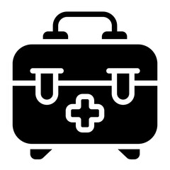Wall Mural - fisrt aid kit solid icon
