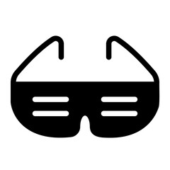 Wall Mural - glasses solid icon
