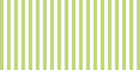 Poster - Green and white vertical stripes background.