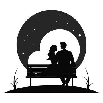 Romantic & Family Silhouette Collection | Trending Minimalist Love & Bonding Illustrations