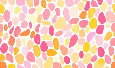 Poster - Abstract colorful pebble pattern
