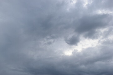 Wall Mural - blue sky and white cloud background, cloudy in rainny season