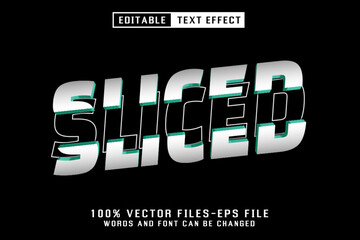 Poster - Sliced Editable Text Effect