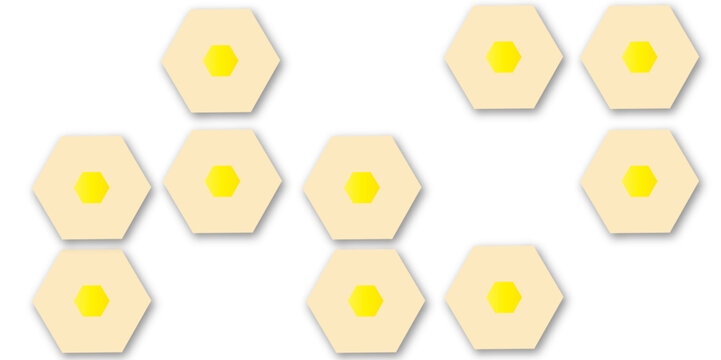 Abstract colorful digital technology hexagon shapes medical technology abstract texture background