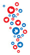 © dwiwahyu - Like and love reaction. Bubble like and love reaction