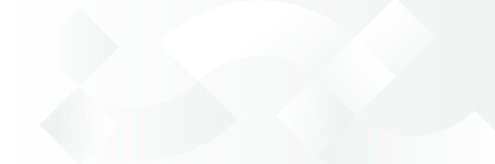 Wall Mural - abstract white geometric banner design background.