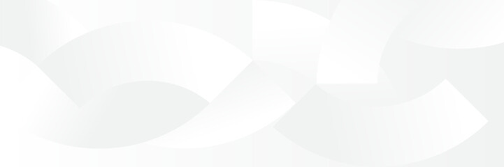 Wall Mural - abstract white geometric banner design background.
