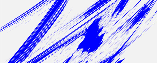 Wall Mural - blue hand painted brush stroke background