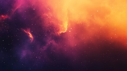 Wall Mural - Galaxy Background, with Stars and colorful Nebula Clouds. Outer Space Astronomy image showing an Interstellar Celestial view of the Cosmos 